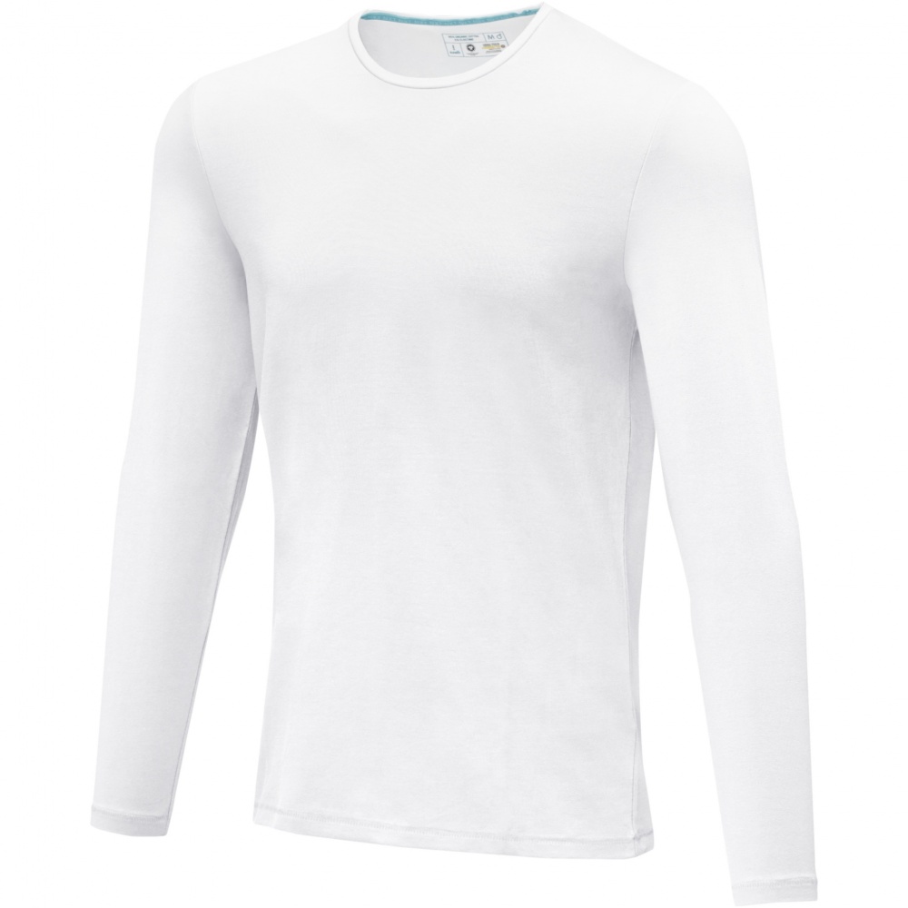 Logo trade ärikingitused foto: Ponoka pikkade varrukatega meeste orgaaniline T-särk