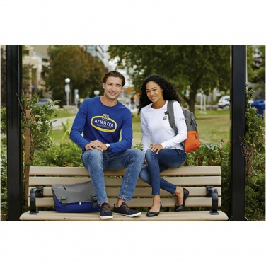 Logotrade reklaamkingitused pilt: Ponoka pikkade varrukatega meeste orgaaniline T-särk