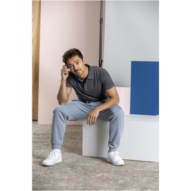 Logotrade reklaamkingid pilt: Grafiit lühikeste varrukatega meeste orgaaniline polo