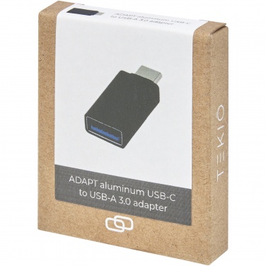 Logotrade reklaamkingituse foto: ADAPT alumiiniumist USB-C adapteriga USB-A 3.0
