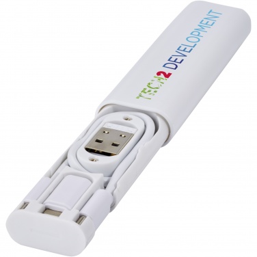 Logotrade reklaamkingituse foto: Whiz taaskasutatud plastikust modulaarne laadimiskaabel 