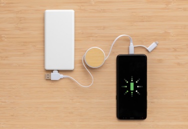 Logotrade reklaamkingid pilt: RCS taaskasutatud plastist Ontario 6-in-1 sissetõmmatav kaabel