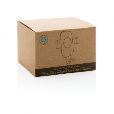 Logo trade reklaamkingitused foto: RCS taaskasutatud plastist 10W juhtmevaba laadimisega autohoidik