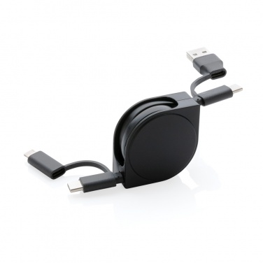 Logo trade reklaamkingid foto: RCS-standardi taaskasutatud plastik ja TPE 6-in-1 kaabel