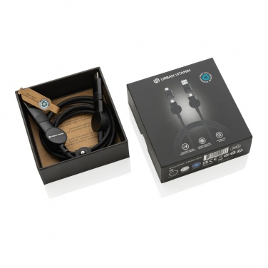 Logo trade meene pilt: Oakland RCS taaskasutatud plastist 6-ühes kiirlaadimiskaabel 45 W