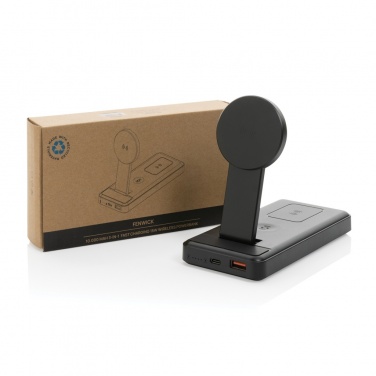 Logo trade reklaamkingi pilt: Fenwick RCS taaskasutatud plastist 10000mah 3 ühes kiire akupank