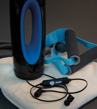 Logotrade meened pilt: Valgustavad logoga juhtmevabad kõrvaklapid