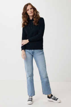 Logotrade reklaamtoote foto: Iqoniq Rila kerge taaskasutatud puuvillast kapuutsiga pusa