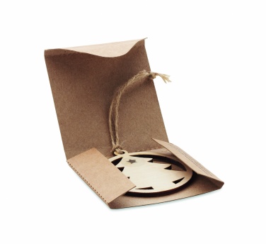 Logotrade firmakingi foto: Puidust puukujuline riidepuu