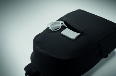 Logotrade firmakingid pilt: 15-tollise sülearvuti seljakott, valmistatud taaskasutatud eelkasutatud puuvillast ja taaskasutatud polüestrist, kohandatava trükilahendusega.