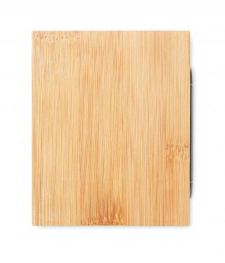 Logo trade meene pilt: Bambusest pliiatsihoidja ja LCD kell