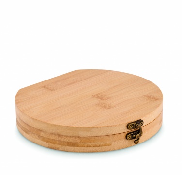 Logo trade reklaamtoote pilt: 15-osaline tööriistakomplekt bambusest kohver