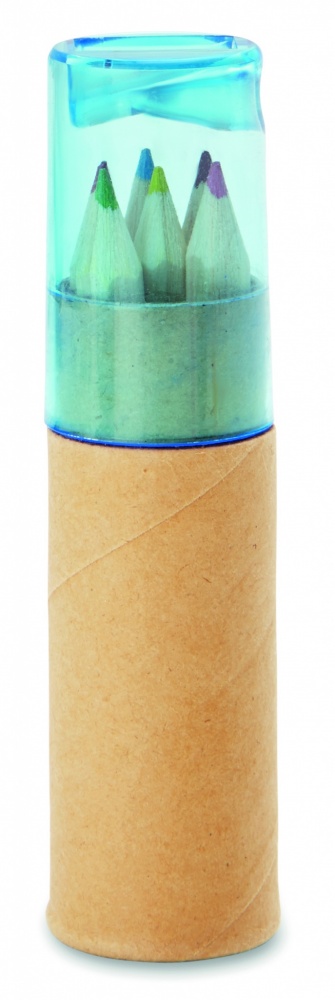 Logotrade ärikingi foto: 6 värvilist pliiatsit