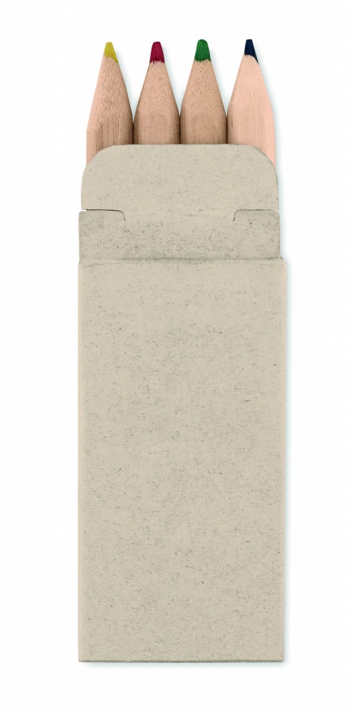 Logotrade reklaamkingid pilt: 4 mini värvilist pliiatsit