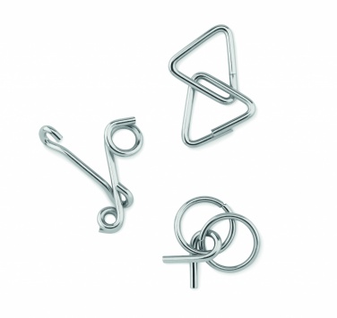 Logotrade ärikingituse foto: Komplektis 3 metallist ajumängu