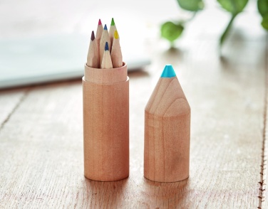 Logotrade reklaamkingitused pilt: 6 pliiatsit puidust karbis