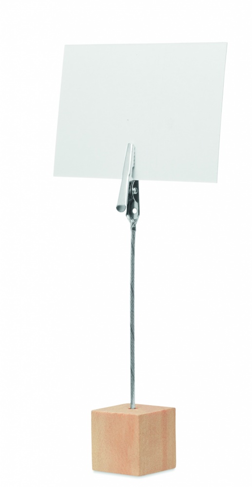 Logotrade reklaamkingi foto: Männipuidust klambrihoidja