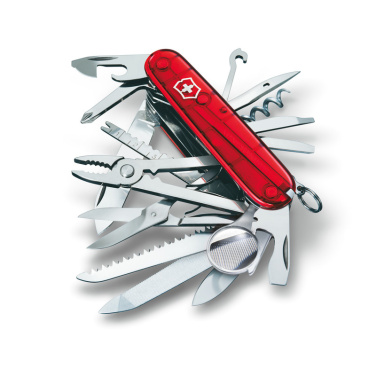 Logotrade firmakingi foto: Taskunuga SwissChamp, läbipaistev Victorinox