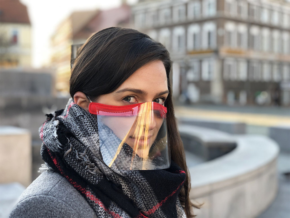 Logotrade firmakingitused pilt: KALIPSO näokaitse - läbipaistev mask suu ja nina jaoks 1447162