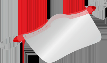 Logo trade reklaamkingituse pilt: KALIPSO näokaitse - läbipaistev mask suu ja nina jaoks 1447162