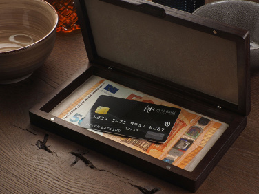 Logotrade reklaamkingituse foto: Puidust arvelduskarp 1816121