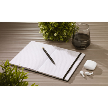 Logotrade meened pilt: Bamboo Journal Naked Spine märkmik must A5