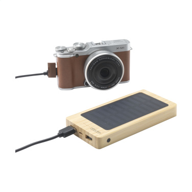 Logotrade firmakingi foto: Solar Powerbank 8000+ juhtmevaba laadija