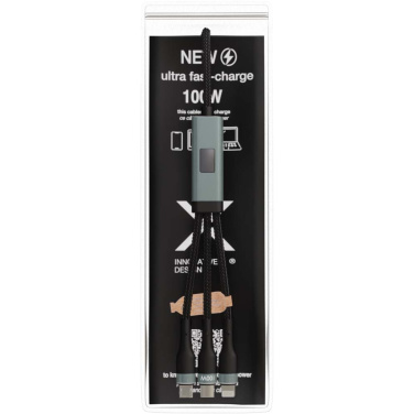 Logotrade ärikingi foto: SCX.design C53 100 W 5-ühes rPET ülikiire laadimiskaabel