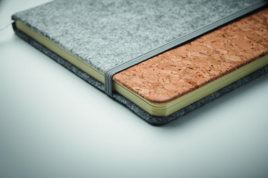 Logo trade meened foto: CORKBOOK A5 RPET korgist märkmik