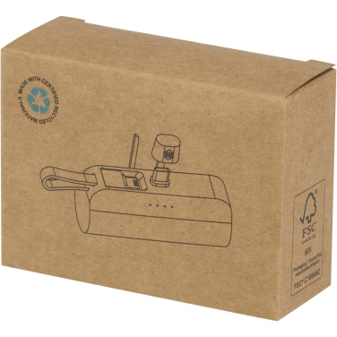 Logotrade reklaamtoote foto: Alnair 5000 mAh 10W C-tüüpi akupank mobiilialusega