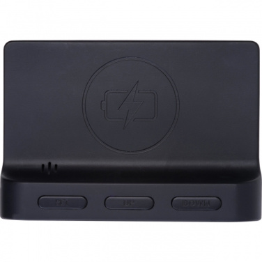 Logo trade reklaamtoote pilt: Äratuskell ja juhtmevaba laadija ADELAIDE