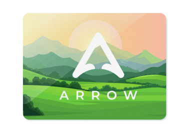 Logo trade reklaamtoote pilt: MAGREC 75 PVC-st ristkülikukujuline magnet