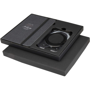 Logo trade reklaamtoote pilt: Kern A6 kõvakaaneline märkmik ja MagSafe rahakotiga kinkekomplekt