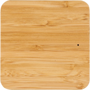 Logotrade liikelahjat kuva: Langaton Leaf-latausalusta 5W, bambua ja kangasta