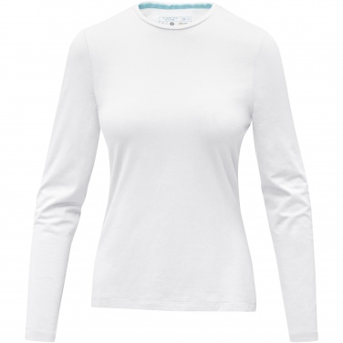 Logo trade mainostuote kuva: Ponoka long sleeve women's organic t-shirt