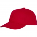 Ares 6 panel cap lippis, Punainen