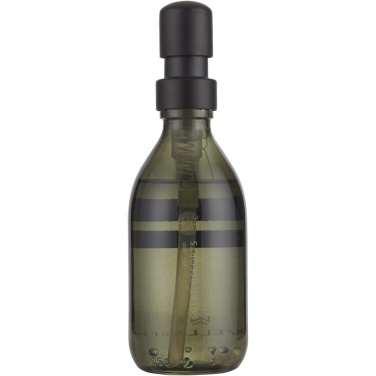 Logotrade mainoslahjat ja liikelahjat tuotekuva: Wellmark Discovery 200 ml:n käsisaippua-annostelija ja 150 g tuoksukynttiläsetti – tumman meripihkan tuoksu