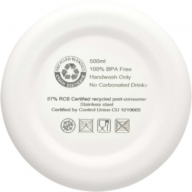 Logo trade liikelahja mainoslahja tuotekuva: Spring 500 ml:n RCS-sertifioitu kierrätetty teräs kuparivakuumieristetty pullo