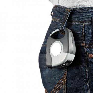 Logo trade mainoslahja ja liikelahja tuotekuva: 5m/19mm mittanauha sulkurenkaalla