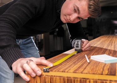 Logo trade mainostuotet tuotekuva: 5m/19mm mittanauha sulkurenkaalla