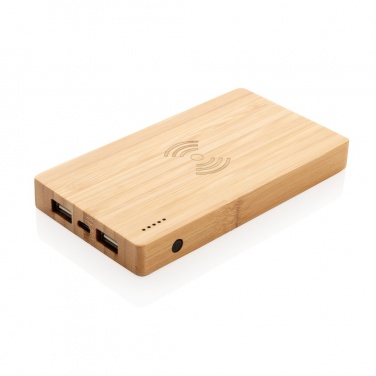 Logotrade mainostuotet kuva: Bamboo 4000 mAh:n langaton 5W varavirtalähde