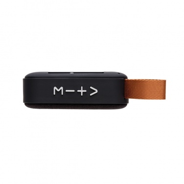 Logotrade mainostuote tuotekuva: Kangaspäällysteinen trendikaiutin