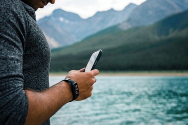 Logo trade mainoslahjat ja liikelahjat kuva: RCS aktiviteettikello 1.47" kierrätetystä TPU :stä