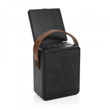 Logo trade mainoslahjat tuotekuva: Skywave aurinkovoimakaiutin 12W RCS kierrätetystä muovista