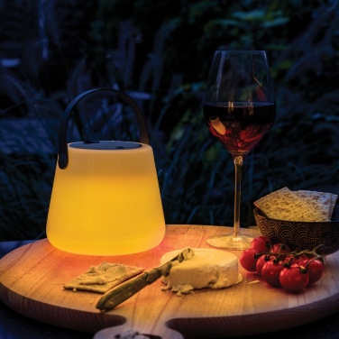 Logo trade mainoslahja ja liikelahja tuotekuva: SoalrGlow USB-ladattava ulkovalo RCS muovista