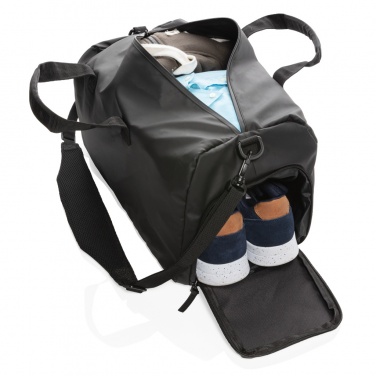 Logo trade mainostuote kuva: Musta PVC-vapaa Fashion-viikonloppulaukku