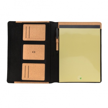 Logo trade liikelahjat tuotekuva: Deluxe korkki portfolio A4 kynällä