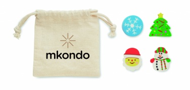 Logo trade liikelahja kuva: Pyyhekumisetti