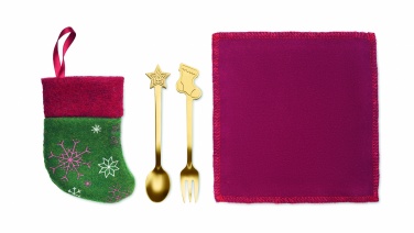 Logotrade liikelahjat kuva: Jälkiruokailusetti jouluun