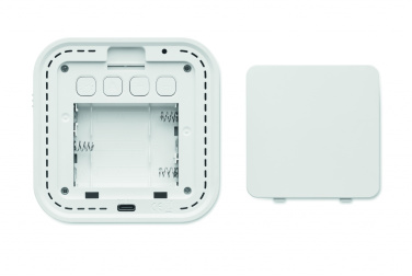 Logo trade liikelahja kuva: ABS/RPET herätyskello Stuttgart